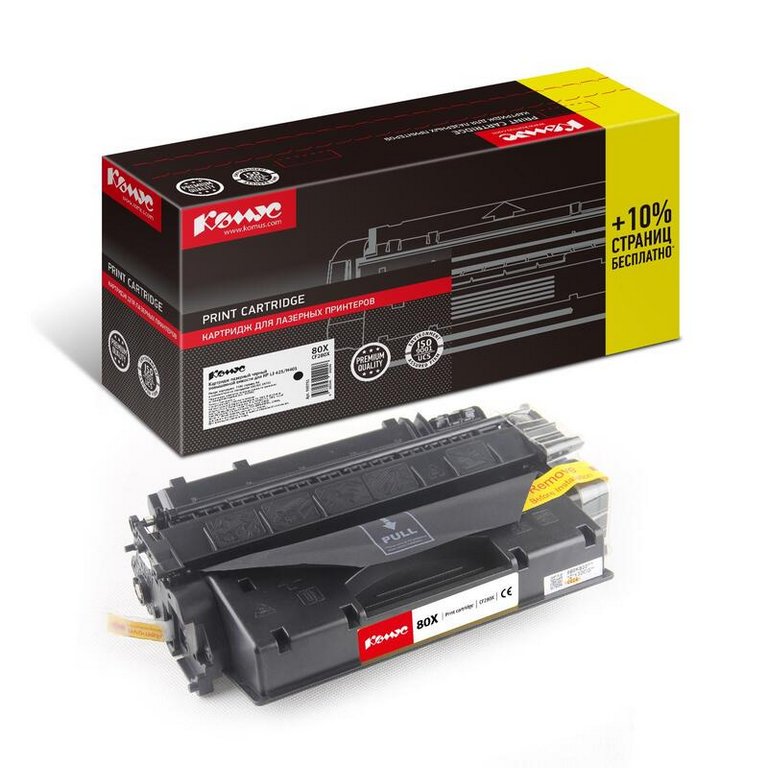 Картридж Комус черн.пов.емк. CF280X 7500 стр. для HP LaserJet 400/М401