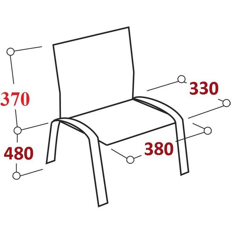 Стул для посетителей Персона 4 H (кож.зам черный)