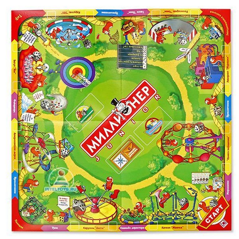 Игра настольная  Экономическая .6+ "Миллионер Junior" Origami