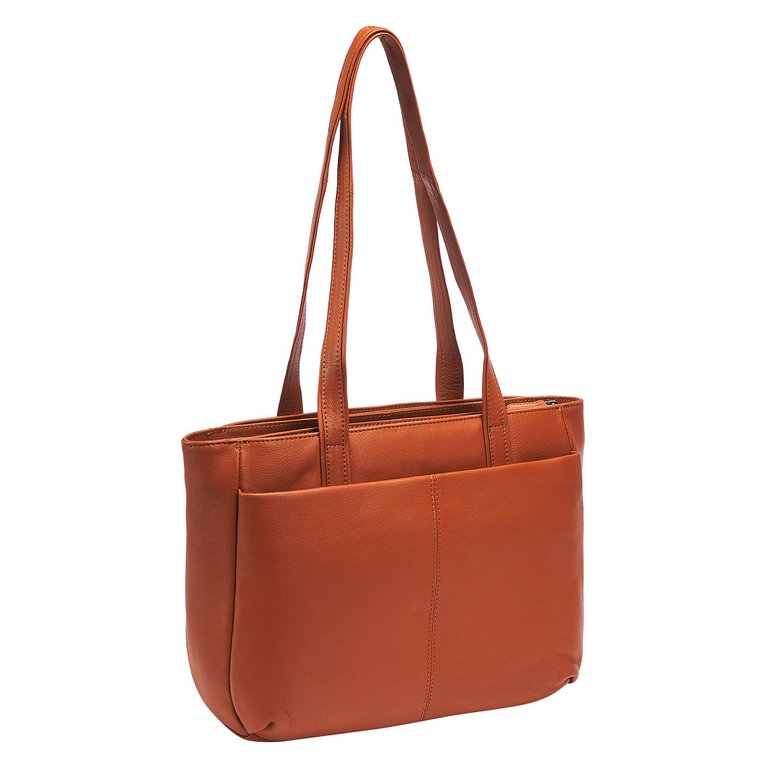 Сумка женская Dr.Koffer 33х24х10см см, нат.кожа коричневая