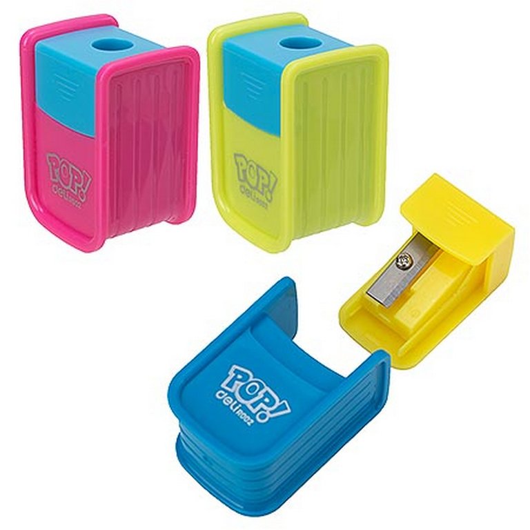 Точилка с контейнером Deli