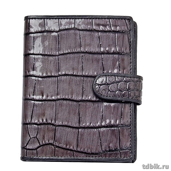 Обложка для паспорта и автодокументов Dr.Koffer нат. кожа, серый