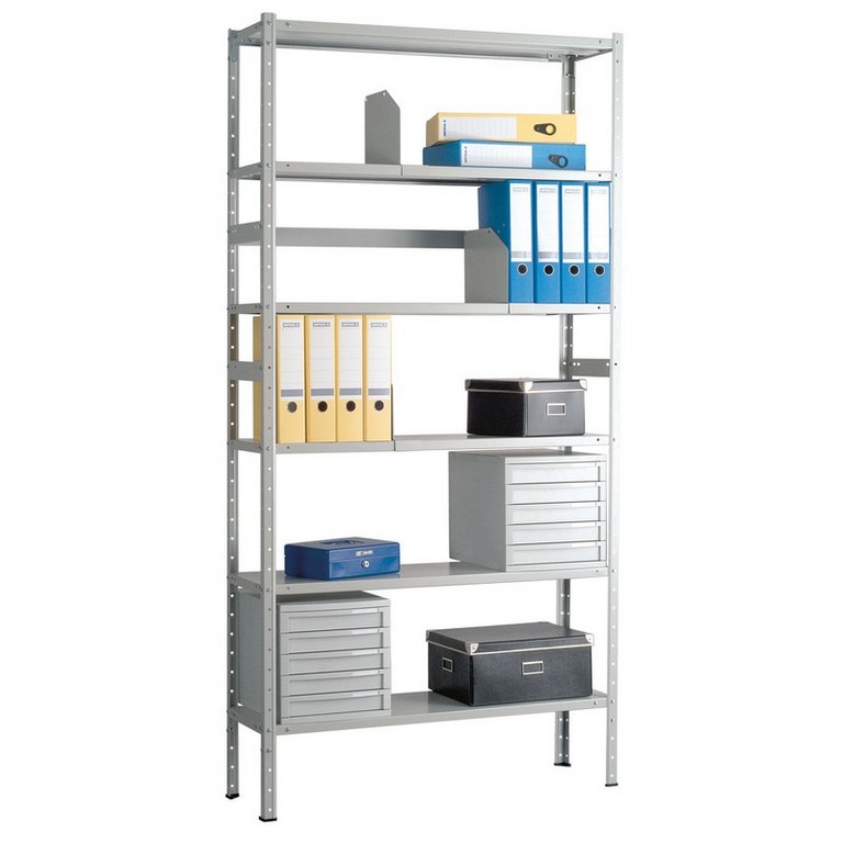 Стеллаж металлич. архивный с 5-ю полками (2000*1000*400мм)