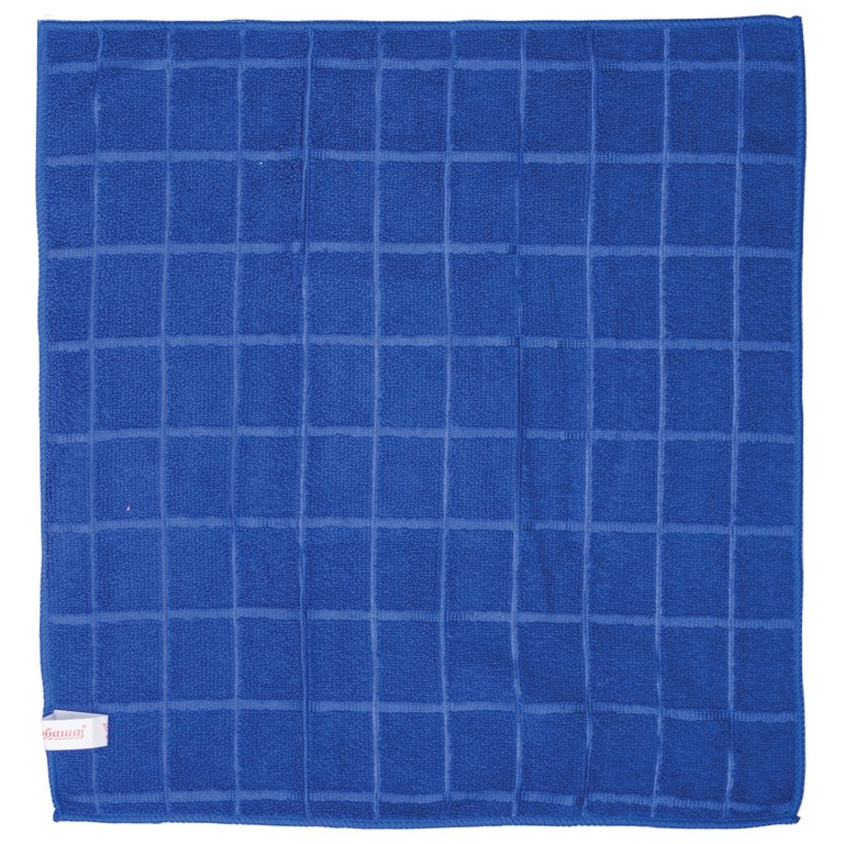 Салфетка для уборки помещений (микрофибра) 40*40см, 220 г/м2, Любаша (6шт/уп)