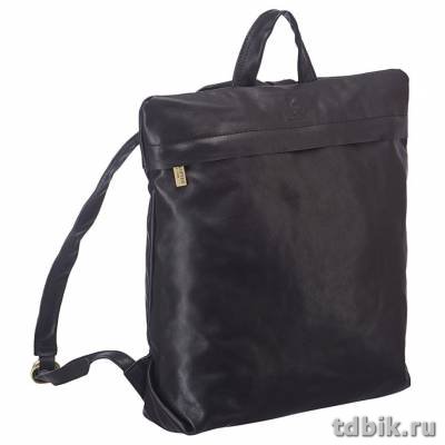 Рюкзак женский Dr.Koffer 32X38X15 см, нат.кожа, черный