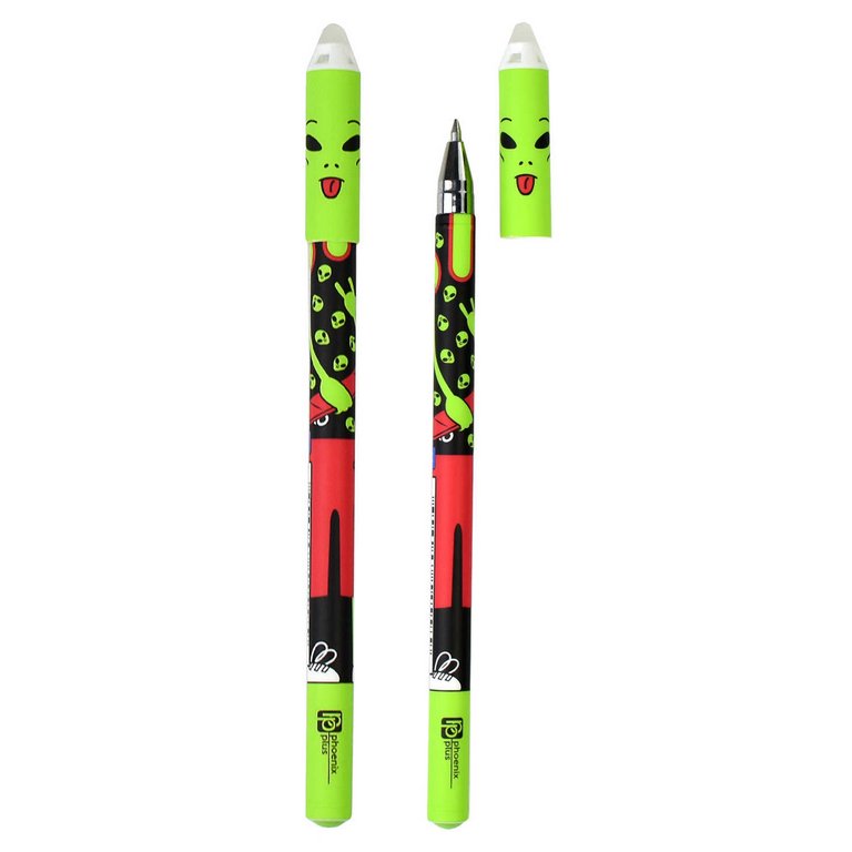 Ручка пиши-стирай гелевая Феникс + "Компашка" синяя 0,5мм (ассорти)