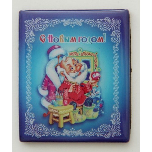 Магнит НГ "Добрый Дедушка Мороз" 5*6см, агломер. феррит