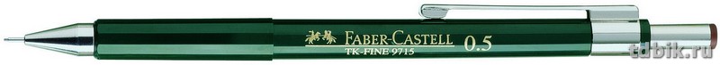 Карандаш механический 0.5 мм Faber-Castell TK-FINE, зеленый корпус