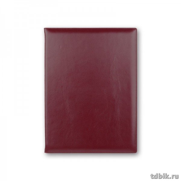 Папка адресная кожа коричневая, с прошивкой по периметру