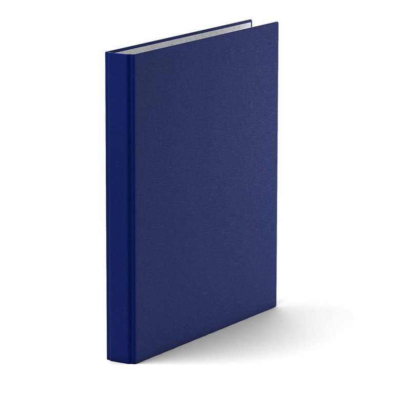 Папка на 2-х кольцах А4 35 мм ErichKrause картон ламинированный, синий