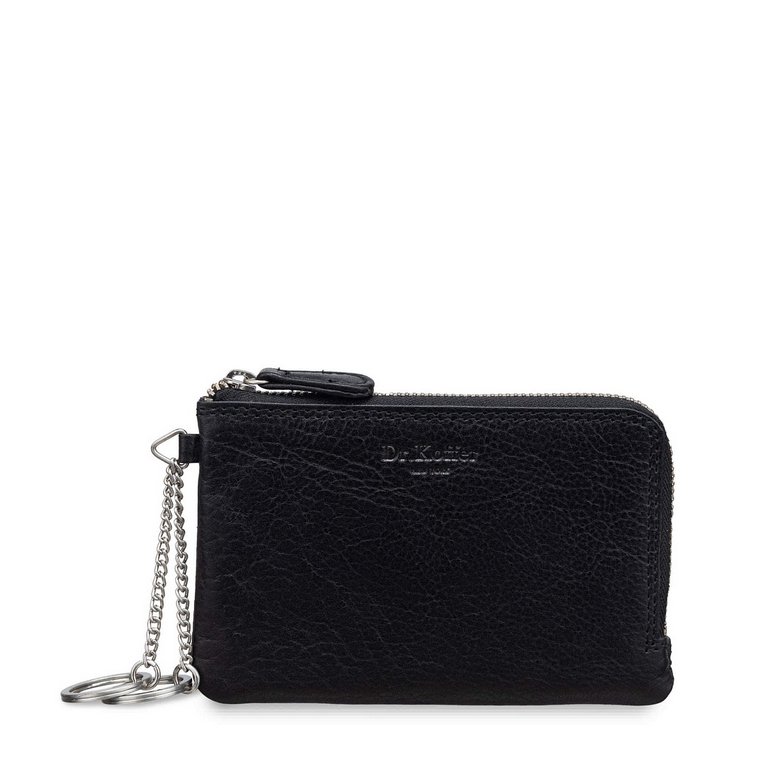 Футляр для ключей Dr.Koffer 9*14см, чёрный