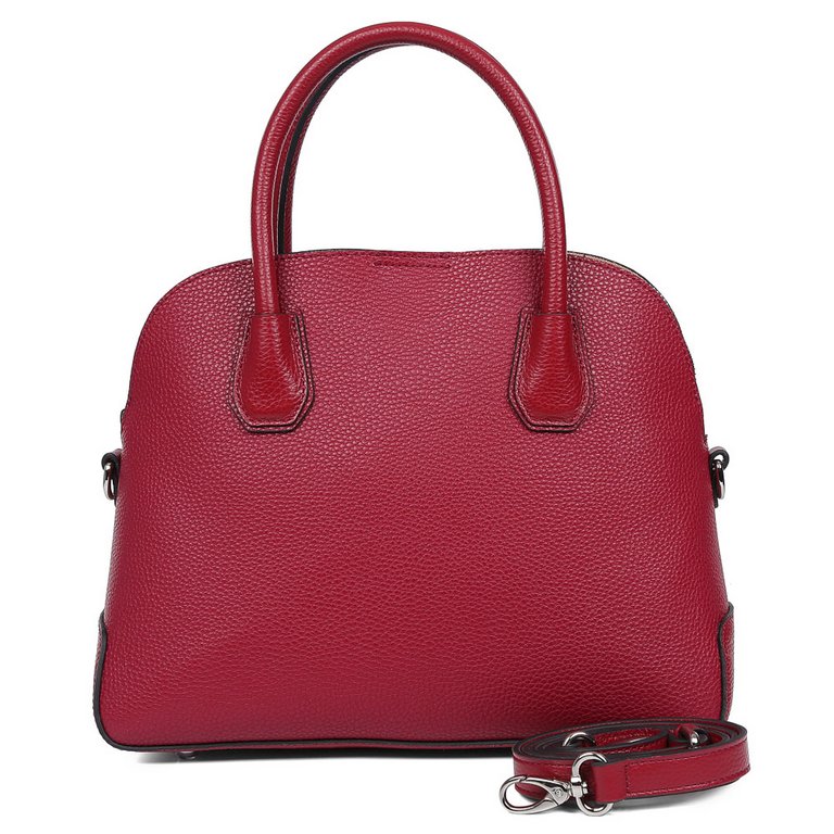 Сумка женская FABRETTI 31*25*13см, нат. кожа, бордовый