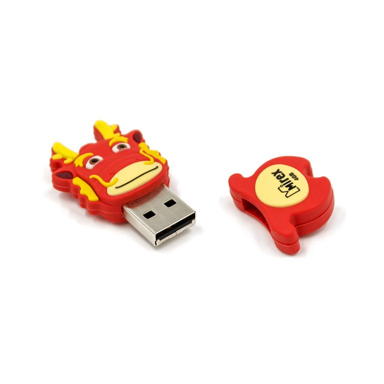 Флеш-диск  4Gb  Mirex Dragon Red USB 2.0