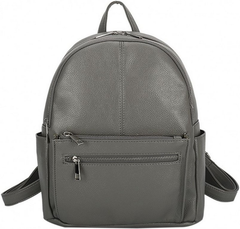 Рюкзак молодежный женский OrsOro иск. кожа 33*27*14 см, серый
