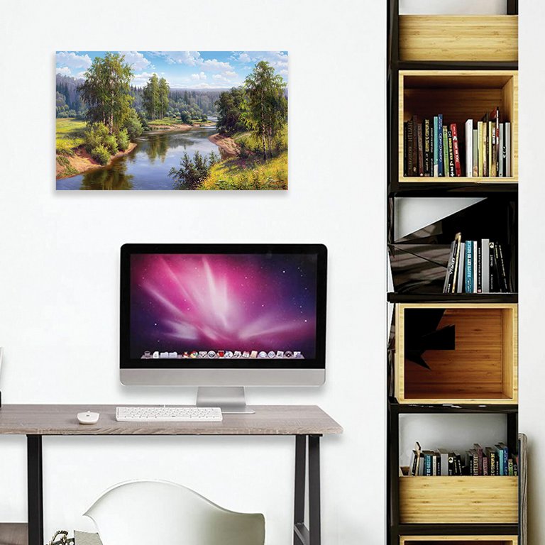 Алмазная мозаика 30*40см "Проточная река" ОСТРОВ СОКРОВИЩ