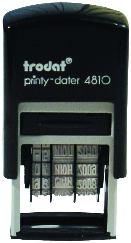 Датер-мини 3,8 мм Trodat банк, месяц цифрами