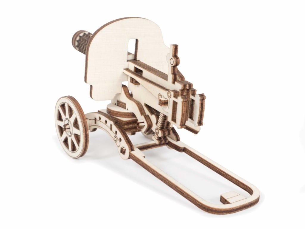 Сборная модель из дерева   50 дет. "Пулемёт ЛТ-М" 150*57*70мм