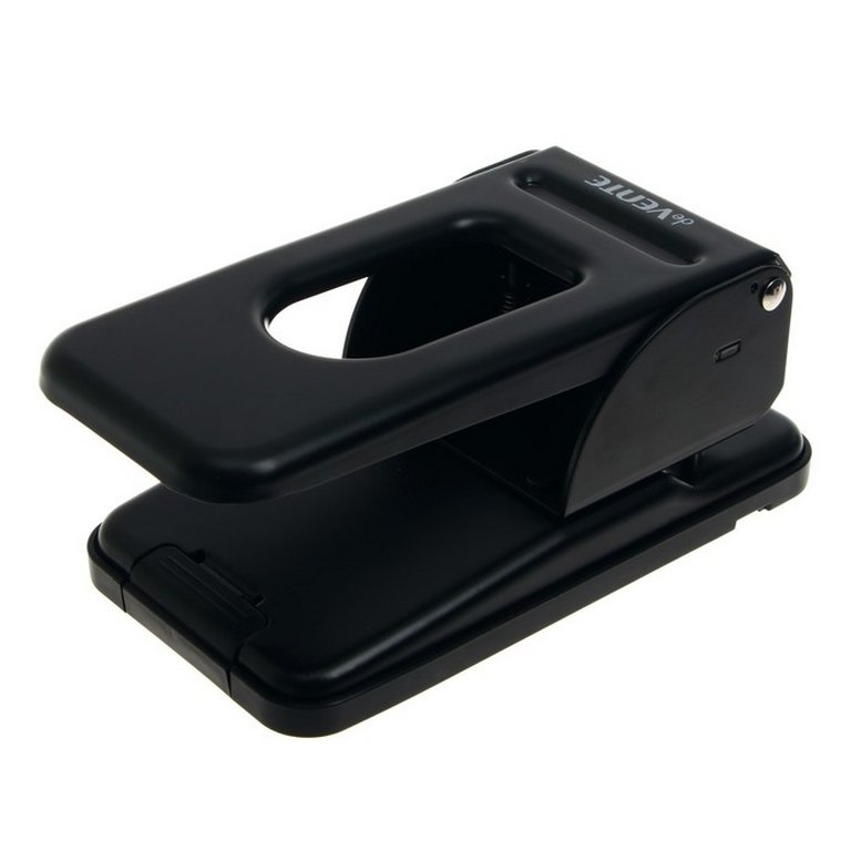 Дырокол до 60л метал. deVENTE с линейкой черный