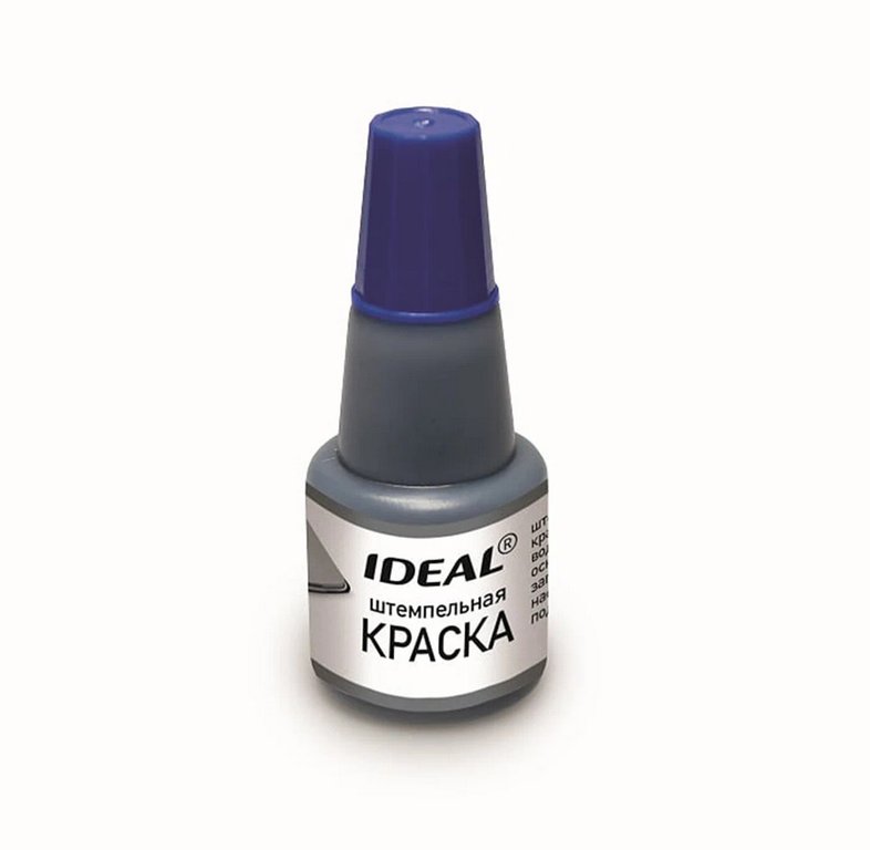 Краска штемпельная Trodat IDEAL 24 мл синяя на водной основе