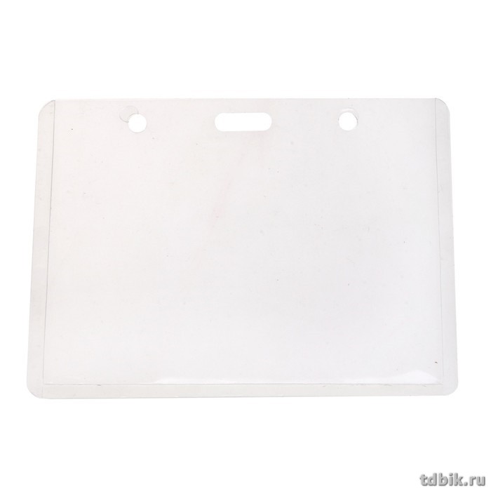 Бейдж горизонтальный 106*82мм (вставка 95*65мм) 18 мкр Calligrata