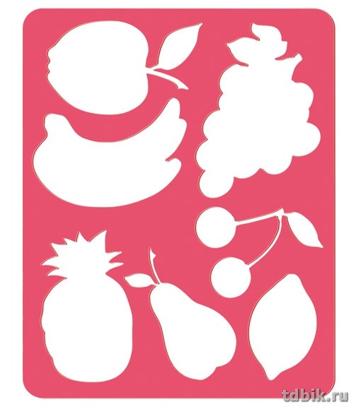 Трафарет "Фрукты" Луч