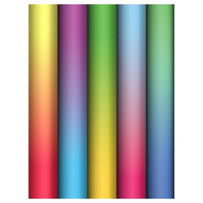Бумага упаковочная 70*100см  в рулоне (ассорти) "Bright gradient" MESHU