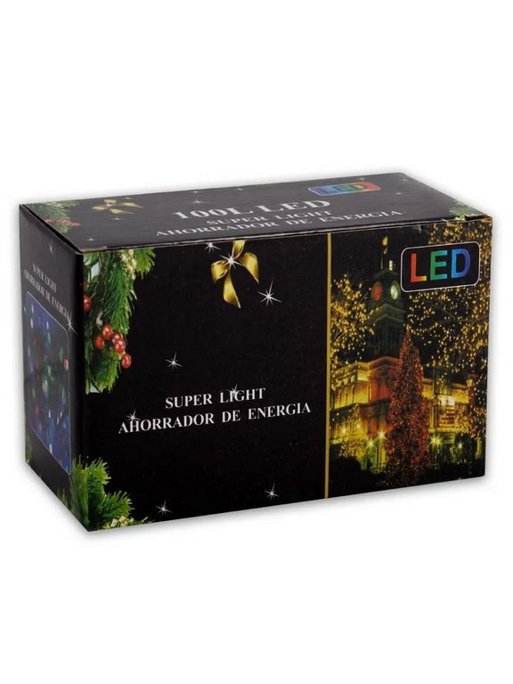 Гирлянда комнатная Занавес 3м, 140 цветных ламп, 8 реж., тёмная нить