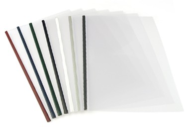 Обложки А4 Unibind прозрачные 09мм (100 шт) цвет ассорти