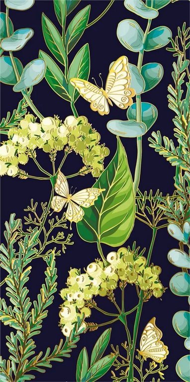 Конверт (для денег) без надписи (цветы)