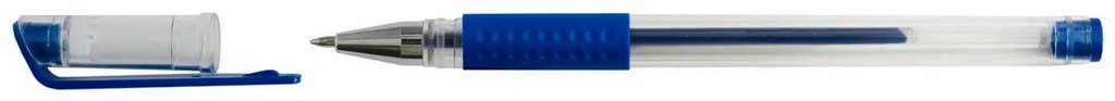 Ручка гелевая Buro Urgent резин. упор 0,7мм синяя (линия 0,5мм)