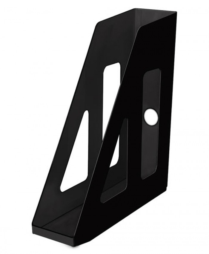 Лоток вертикальный 70 мм Стамм Актив, черный