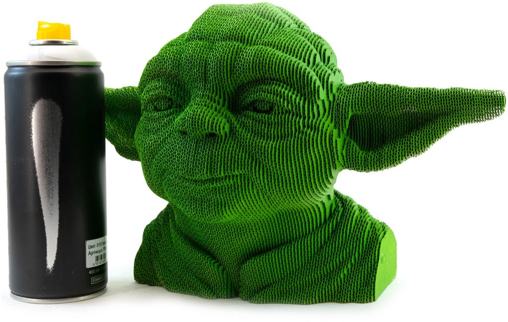 Сборная модель из гофрокартона "Йода" h=18см, 180 дет., 6+, 5cult