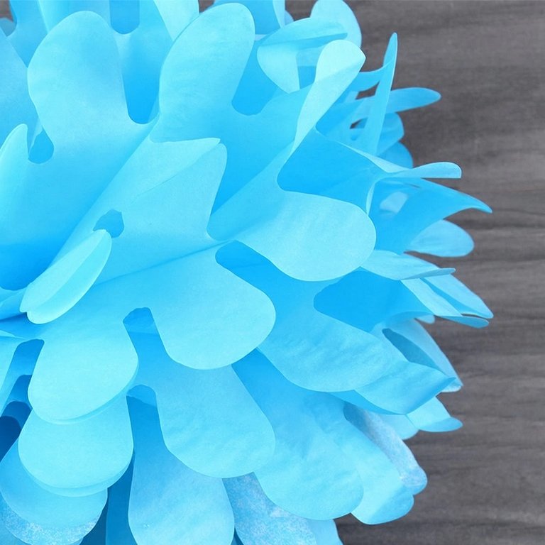 Украшение из бумаги "Помпон" 30 см, цвет ассорти