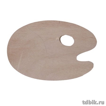 Палитра дерев. овальная 20*30см Невская палитра