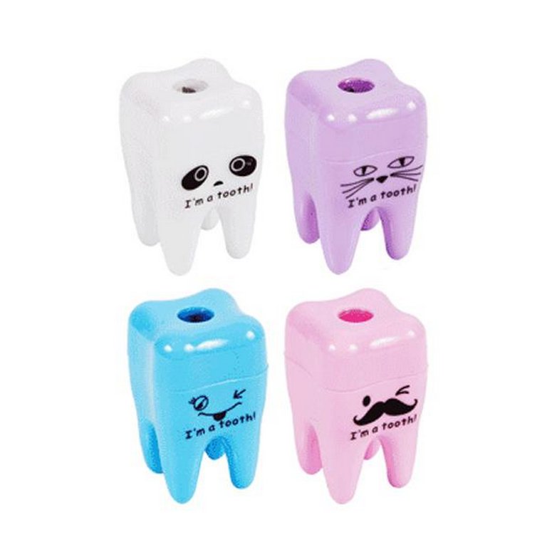 Точилка с контейнером deVENTE "Зубик" цв. ассорти