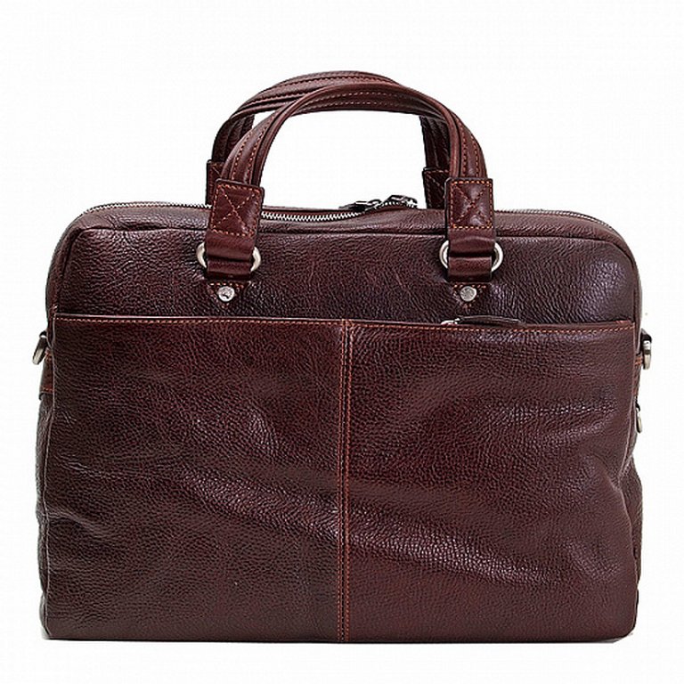 Сумка для документов Dr.Koffer 29*39*9см, нат. кожа, коричневая