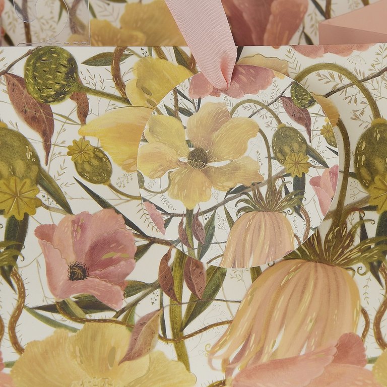 Пакет бумажный 26*32,4см матовый "Flora. Цветочная страсть" BrunoVisconti