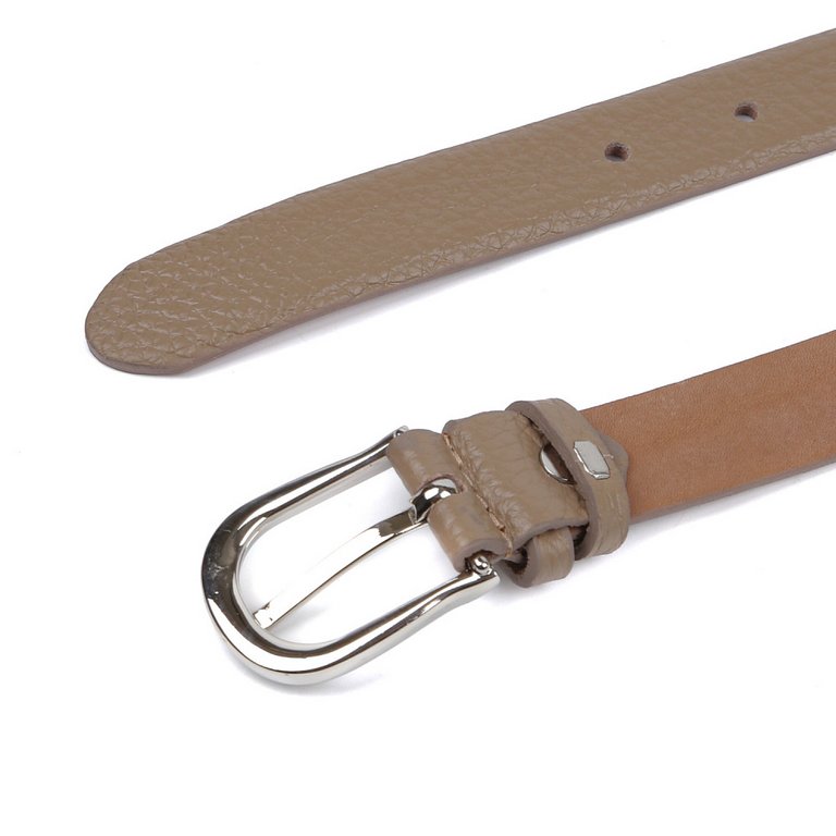 Ремень FABRETTI женский, натуральная кожа, размер 120, тем. бежевый