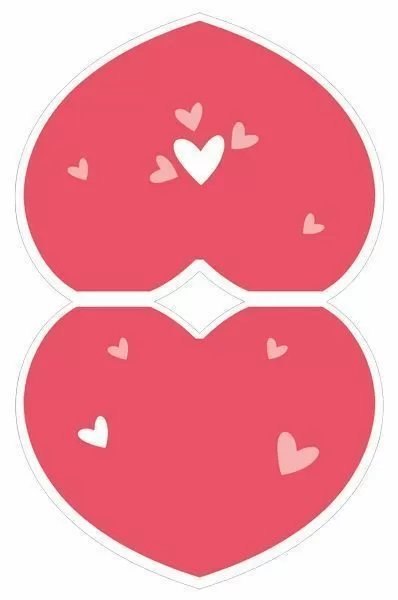 Открытка "Валентинка" мини "Для тебя!"