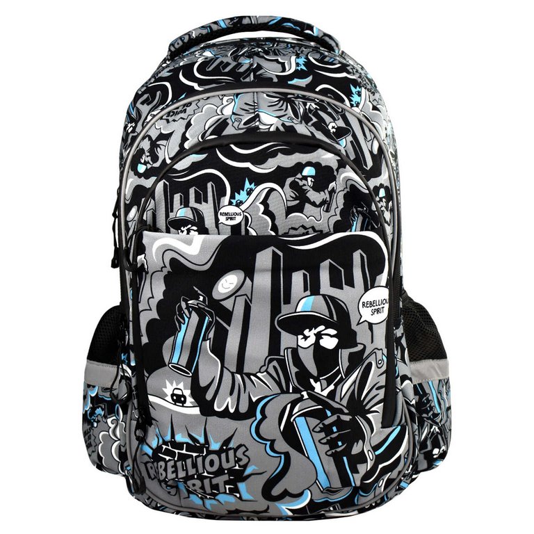 Рюкзак школьный для мальчика Феникс+ "Бунтарский дух" 44*31*16 см, полиэстер