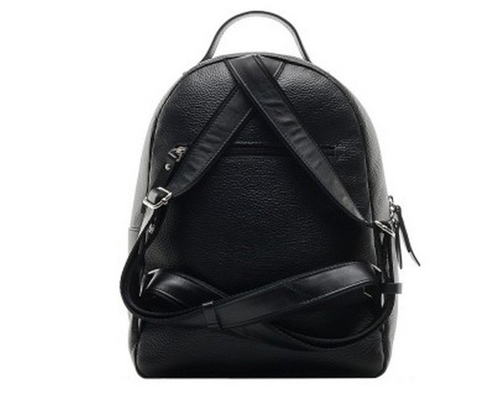 Рюкзак женский Mistral 32*25*12 см, цвет черный, нат. кожа