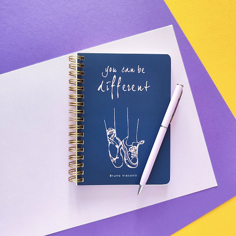 Тетрадь 60 лист кл. А6 на гребне, "BE DIFFERENT"