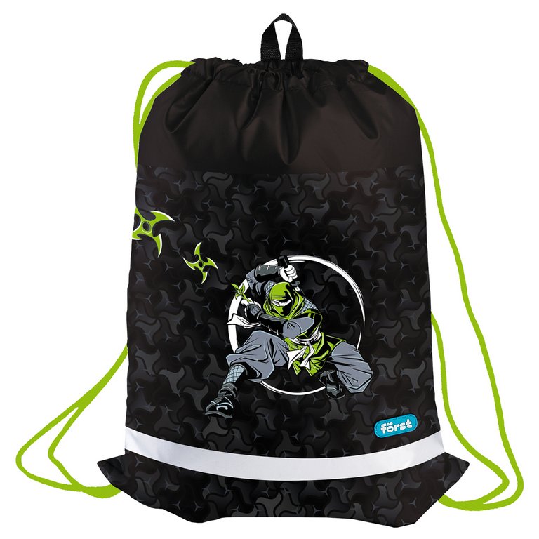 Сумка для обуви для мальчика 46*36 см Forst "Ninja"