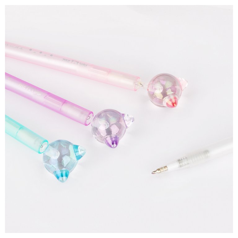 Ручка шариковая сувенирная автомат "Cats" 0,7 мм синяя (ассорти) MESHU