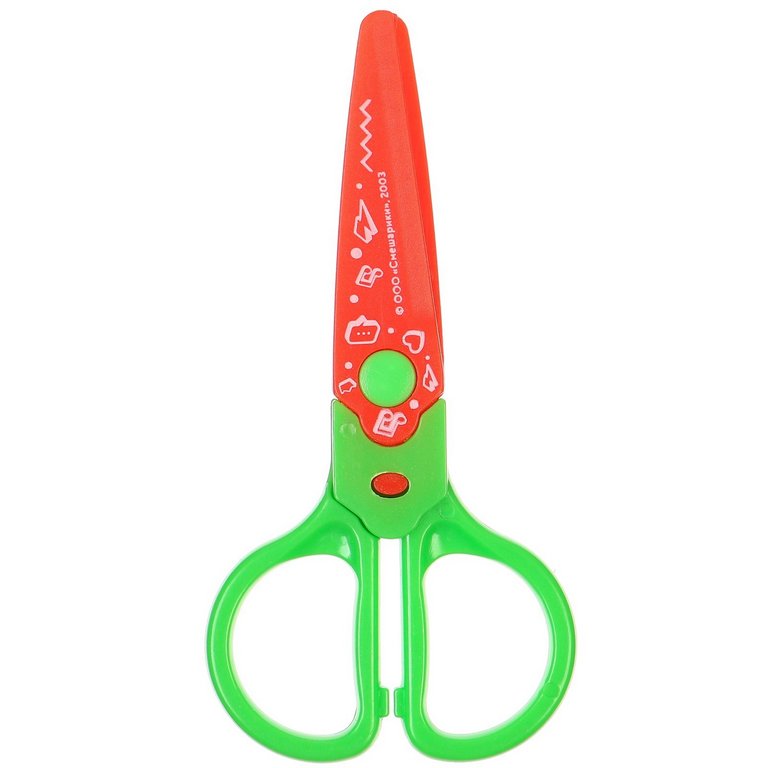 Ножницы фигурные 12,5см "Зубцы" Смешарики