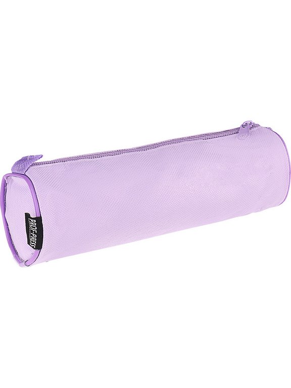 Пенал-тубус для девочки Prof-Press "Фиолетовый" 21x7.5x7.5 см, на молнии