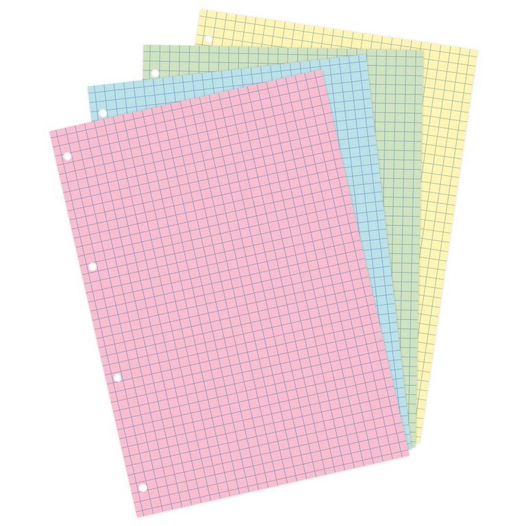 Сменный блок А5 120л. к общим тетрадям, клетка, 4 цвета BRAUBERG