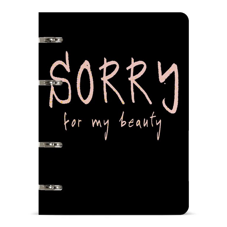 Тетрадь 80 лист в точку А5 на кольцах со сменным блоком "SORRY"