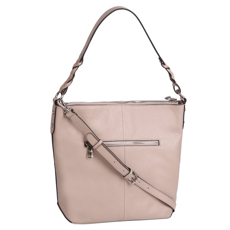 Сумка женская FABRETTI 32х29х11 см, нат. кожа, бежевый