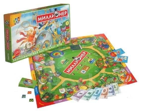Игра настольная  Экономическая .6+ "Миллионер Junior" Origami